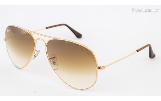 Ray-Ban Aviator Large Metal Gradient Gold (RB3025 001/51 58mm) saules brilles